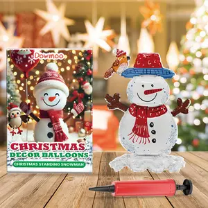 Dowmoo Christmas Balloons Balloon Standing Santa Claus Reindeer Christmas Tree Event Atmosphere Arrangement