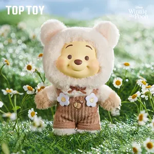 【TOPTOY】  Winnie the Pooh Candy Bear Series Vinyl Plush Blind Box -Perfect Thanksgiving Gift, Unique HolidayHome & Office Decorations
