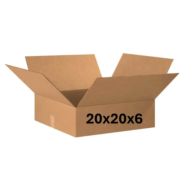 20x20x6 (200 lb strength) | SINGLE CARDBOARD BOX