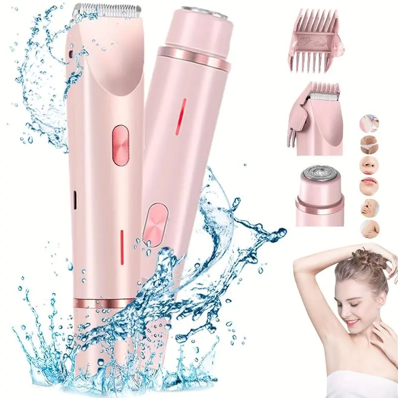 Women Electric Shaver, Underarm & Private Area Hair Trimmer, Full Body Use for Arms Legs Hair Remover Epilator