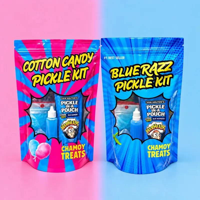 Combo Blue Razz and Cotton Candy Flavored (Snack Bundle) Combo Blue Razz and Cotton Candy Flavored (Snack Bundle)
