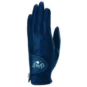 Navy Clear Dot Golf Glove