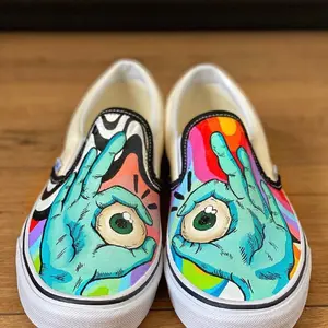 Custom Handpainting Shoes Summer Winter Summer Round Toe