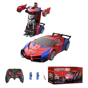 Remote Controlled Car Spider Robot Toy for Boys, Deformation Car Drift Racing Vehicle with Rechargeable Battery, Requires 2 Aa Batteries
