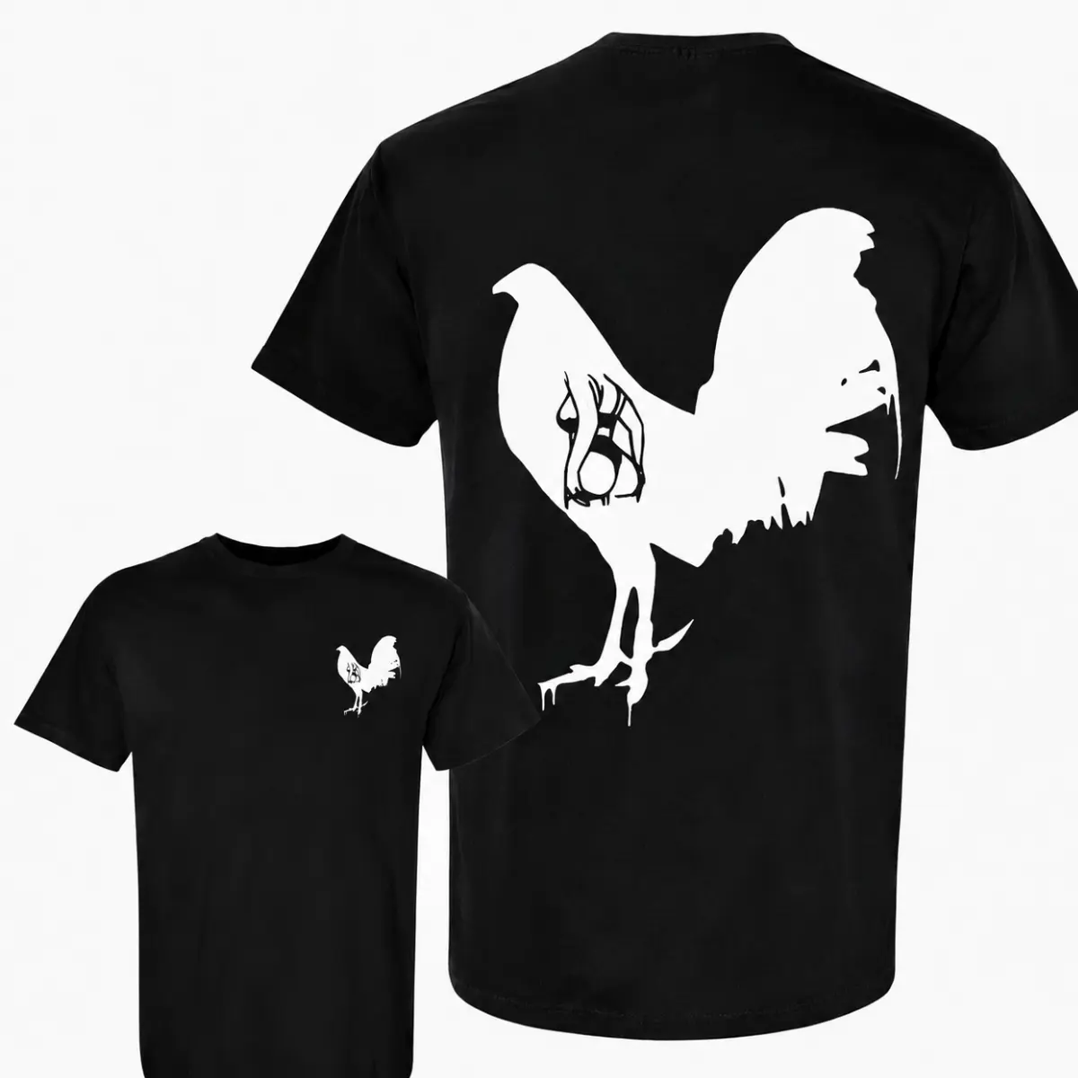 Gamefowl Rooster Shirt, Fighting Rooster Graphic Tee, Rooster Lover T-Shirt, Farm Life Shirt, Country Chicken Tee, Double Sided Graphic Gift