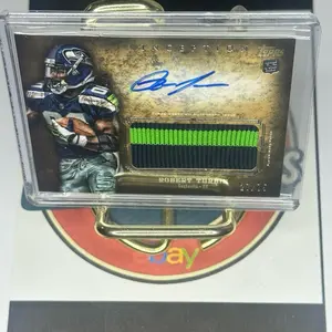 2012 Topps Inception - Rookie Autographed Jumbo Patch Robert Turbin #AJP-RTU