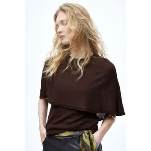 H&M Fine-knit cape top