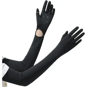 UV Protection Women's Driving Gloves - Full Finger Arm Sleeve Long UV Sun Protection Gloves