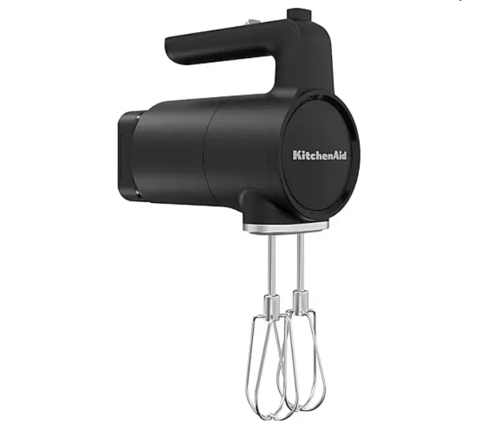 KitchenAid Cordless Handheld Mixer with Battery, Electric Hand Mixer, Food Mixer, Baking Beater, Kitchen Mixing Tool, Portable Mixer, Home Baking Appliance, Hand Mixer