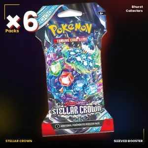 Stellar Crown Sleeved Booster Pack.