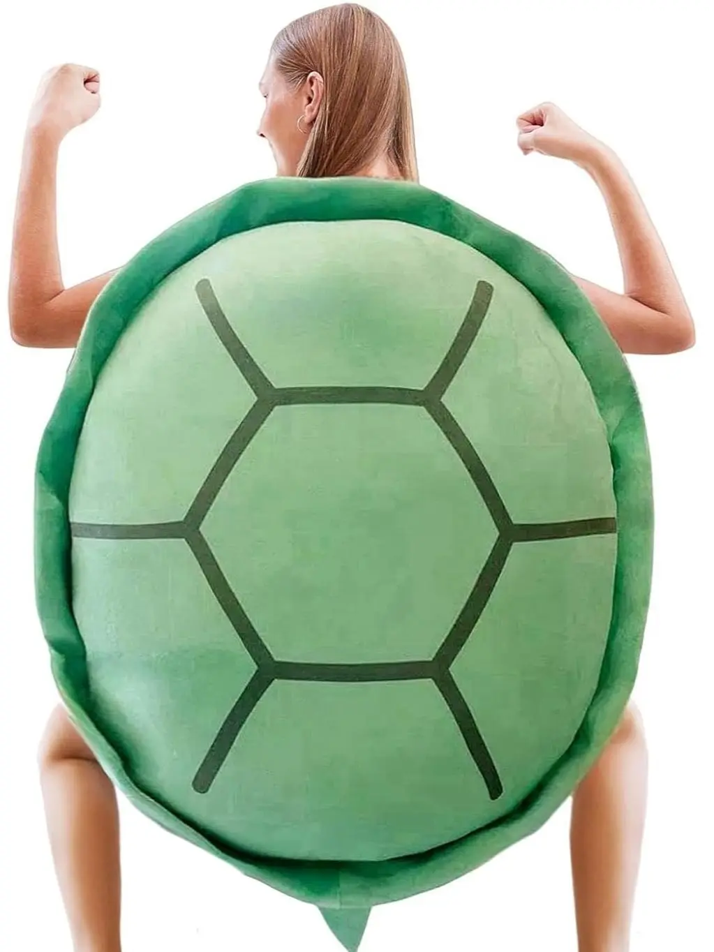 40 in Wearable Turtle Shell Pillows-Big Turtle Plush Pillow Green