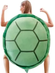 40 in Wearable Turtle Shell Pillows-Big Turtle Plush Pillow Green