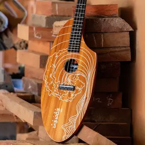 Handmade Surf X Tenor Ukulele - Concave Side Design