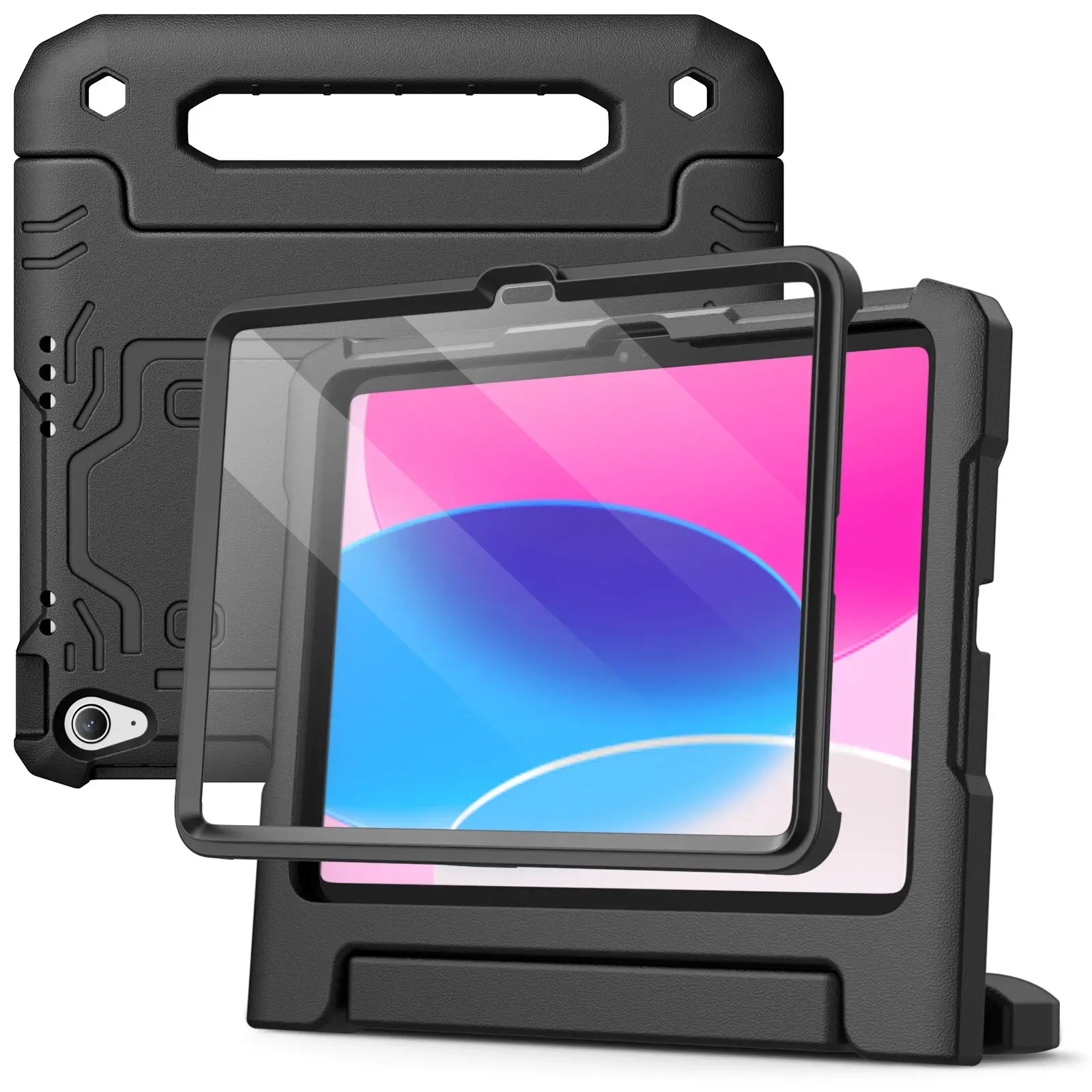 Kids Case for iPad (A16) 11th/10th Generation (2025/2022) with Screen Protector