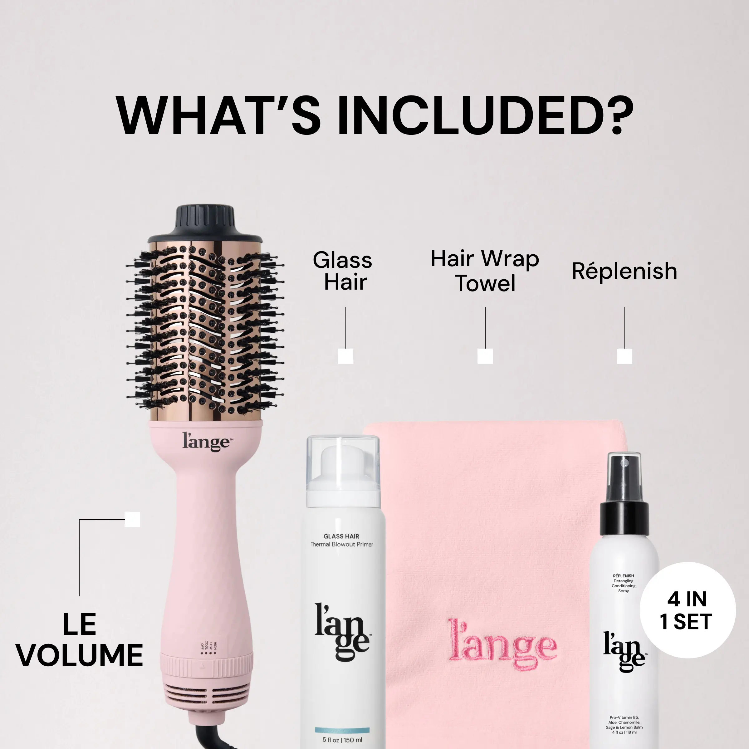 Blow All Out - Blush 75mm / Blush Towel