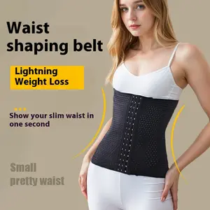 Breathable Waist Tummy Girdle Belt, Fit for Daily Wear, Sports Body Shaping Clothing Belly Band Waist Fitness