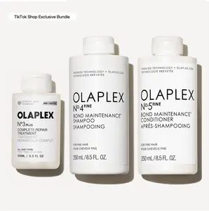 OLAPLEX Volumize + Repair Set - Full Sizes for Fine Hair Repair & Cleansing.