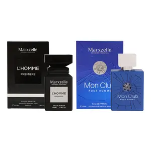 Bundle of Mon Club and L'Homme Premiere Perfume for Men 100ml Eau de Parfum Marxzelle Designer Perfumes