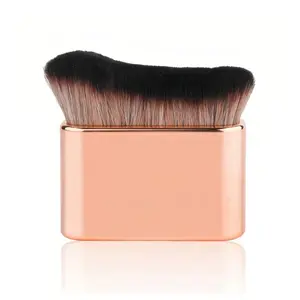 Facial & Body Self-Tanning Brush, Rose Foundation Applicator, Smooth Application, Easy to Use, Perfect for Even Tan, Self Tanner Brush