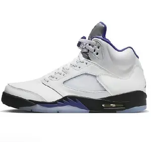 basketball shoes for men White retro anti-slip and wear-resistant retro