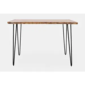 Nature's Edge 52'' Modern Solid Wood Live Edge Counter Height Dining Table