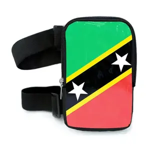 Run & Revel Caribbean Carnival Adjustable Thigh/Leg Bag - St. Kitts
