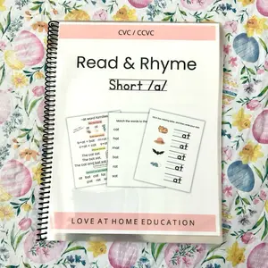 Read and Rhyme Short A Phonics Workbook for Struggling readers