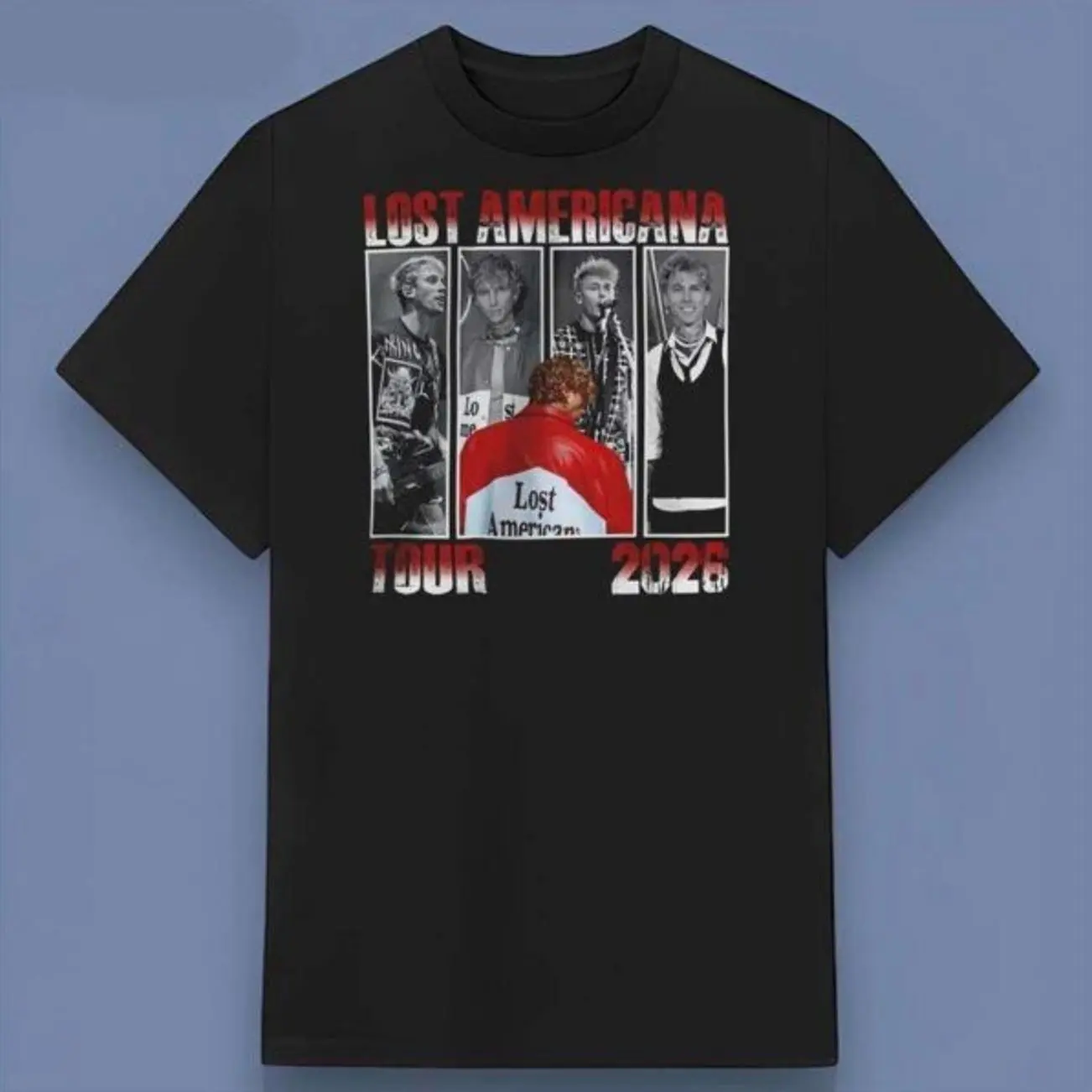 Machine Gun Kelly Lost Americana Tour 2026 Graphic T-Shirt 5RL
