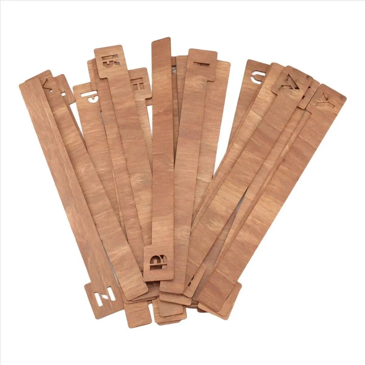 26PCS Wood Record Dividers, Alphabetical Vinyl Record Storage Dividers A-Z, Record Holder Organizer Guides