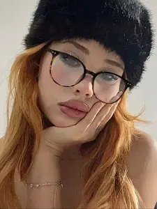 Women's Vintage Round Frame Glasses, Trendy Vintage Eyeglasses, Trendy Casual Frames, Lightweight Casual Daily Wear, Anti-Blue Light, Suitable for Home Office, All Seasons, Stylish Eyeglass