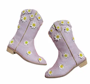 Cowgirl Lilac Oopsie Daisy Boots
