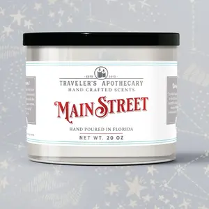 MainStreet - Theme park Inspired Candle Decor Room Fragrance Scent Scented Decoration
