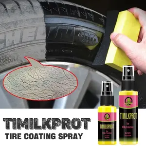 Tire Coating Shine - Liquid Tire Retreading & Film Plating Shine Coating for Auto Rubber & Plastic Parts - Anti-Aging Shiny Paste for Enhanced Durability, Glossy Finish, Polished Look