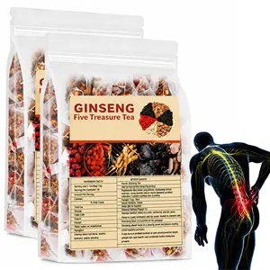 Ginseng & Red Date Tea (50 Counts) – Premium Herbal Blend with Goji Berry, Traditional Wellness Brew, Natural Caffeine-Free Energy, Daily Herbal Drink