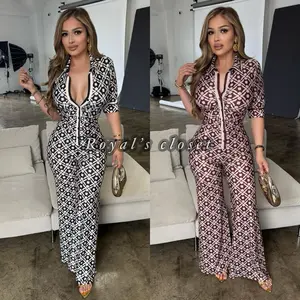Raquel Jumpsuit Soft Fabric True to Size Good Stretch Model Wore Small Women's Fashionable Checkered Design