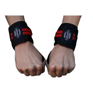 Wrist Wrap Support Sports Elastic Weight Lifting 12" Straps New With Thumb Loop