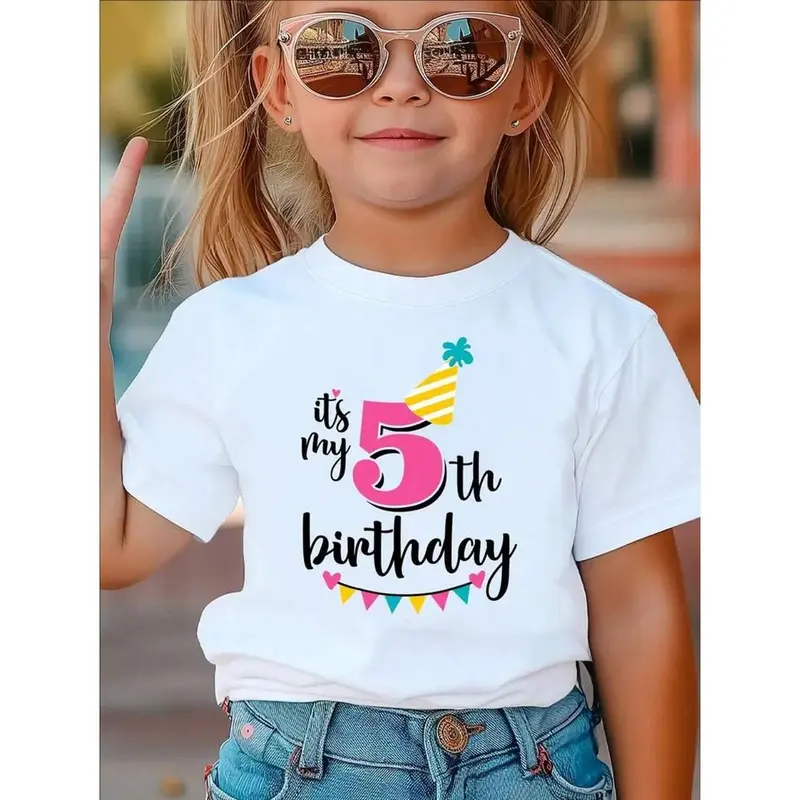 birthday dress 5t Amazon.com: CPEI 5th Birthday Outfit Girl,5 Year Old Fifth Five Shirt Skirt  Outfit for Toddler Girls (US, Age, 5 Years, Pink): Clothing, Shoes & Jewelry