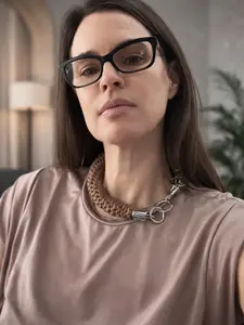 Handmade Crochet Choker Necklace | Bold Statement Jewelry for Women (Multiple Colors)