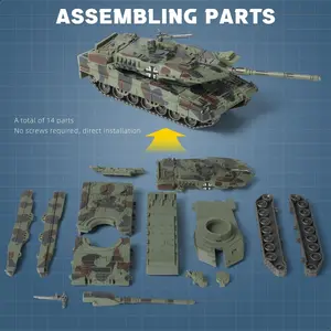 Bao-2 Plastic Model Tank Kit, DIY Assembly Collectible Toy, Ideal Holiday Gift for Hobbyists, High-Quality Plastic Construction