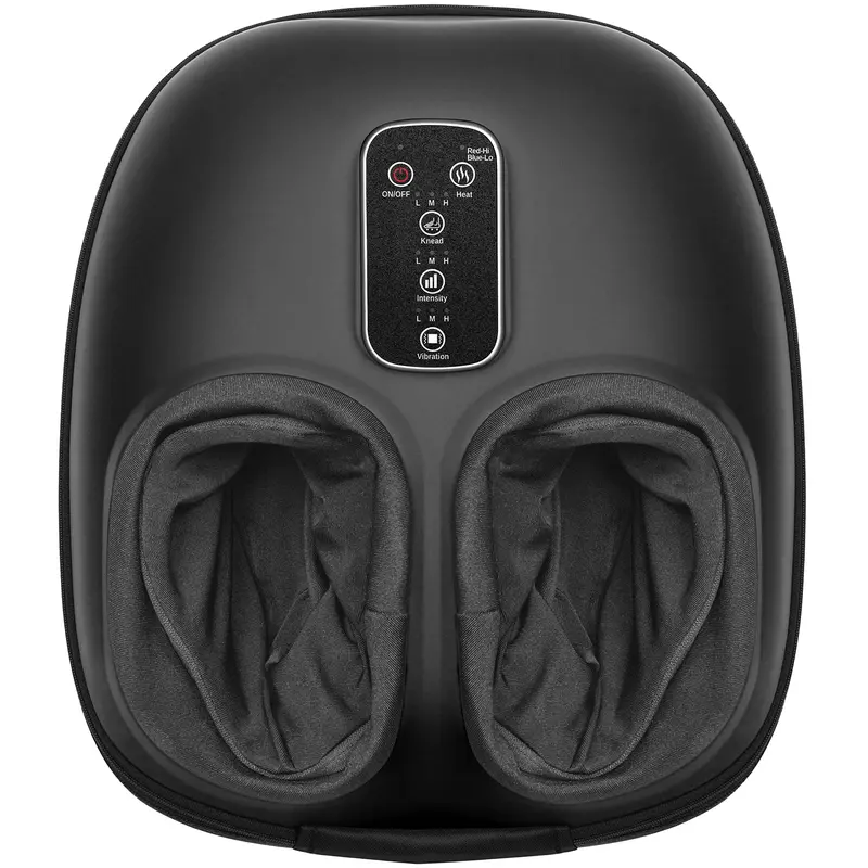 Shiatsu Foot Massager Machine M923 - Relaxing Electronic Assisted Massage Device with Heat-Knead, Compression, Multi-Massage Modes, Timer Setting, Auto-Off for Foot Pain Relief, Ideal Christmas Present Gift for Mom