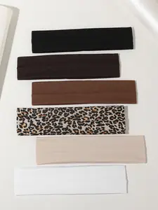 Women's Multicolor Sports Headbands, Leopard Print Elastic Sweat Absorbent Hair Bands, Suitable for Yoga Running Skincare Fashion Accessories, Sweat Wicking Headband, Headband Head Wrap