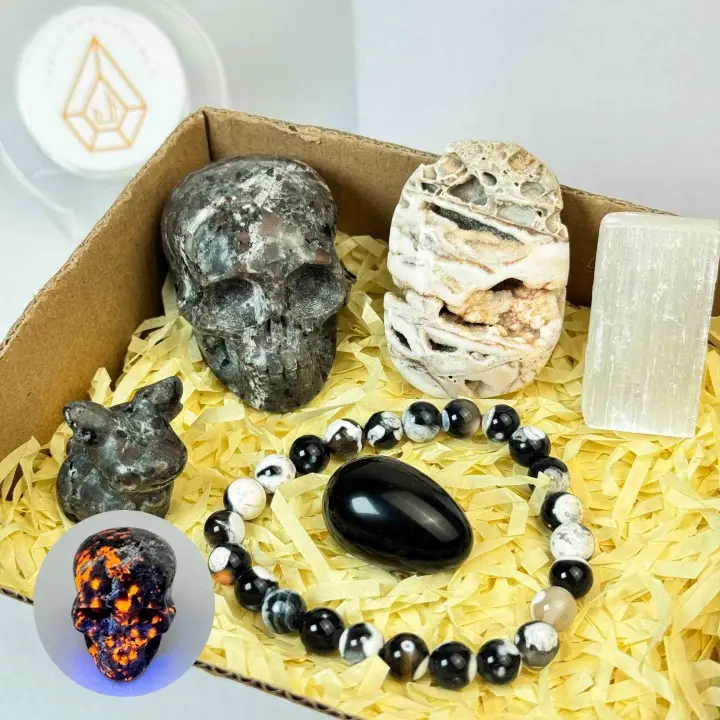 1 Count Crystal Bundle about 400g tower, bracelet, carving, tumble