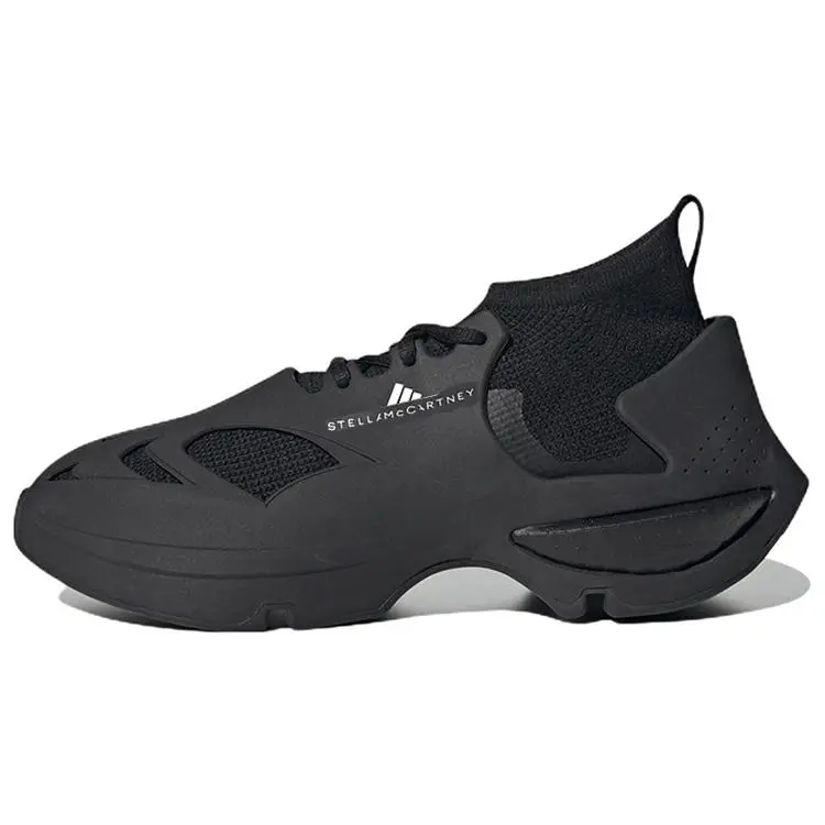 Adidas Stella McCartney X Sportswear Run Core Black' Trendy Durable Mid Top Running Shoes Unisex HP3213