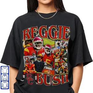 Vintage 90s Graphic Style Reggie Bush T-Shirt, Reggie Bush shirt