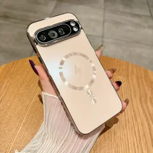 for Google Pixel  6 7 8 9 10  6A 7A 8A 9A 10A   6 Pro 7Pro 8 Pro  9Pro  10Pro  10 Pro XL Laser Lightning-plated Magnetic Case Cover