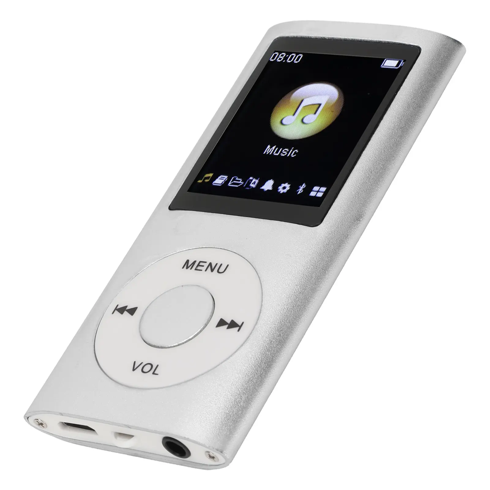 Retro Portable MP3 Player - 1.8-inch LCD Screen, Slim Lossless Hi-Fi Music Player, Supports Up to 64GB TF Cards, Long Battery Life, Ideal for Running, Workouts and Students