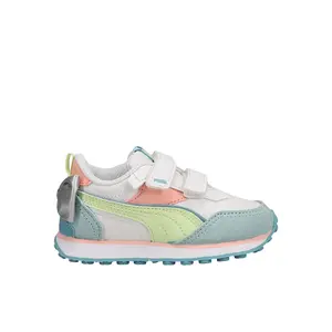 PUMA Toddler Girls Rider Fv Bow Slip On  Sneakers Shoes Casual - Blue, Green, White