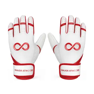 Original Series – Red & White, Short Cuff Pro Premium (100% 0.9mm AAA-Grade African Goat® Leather)