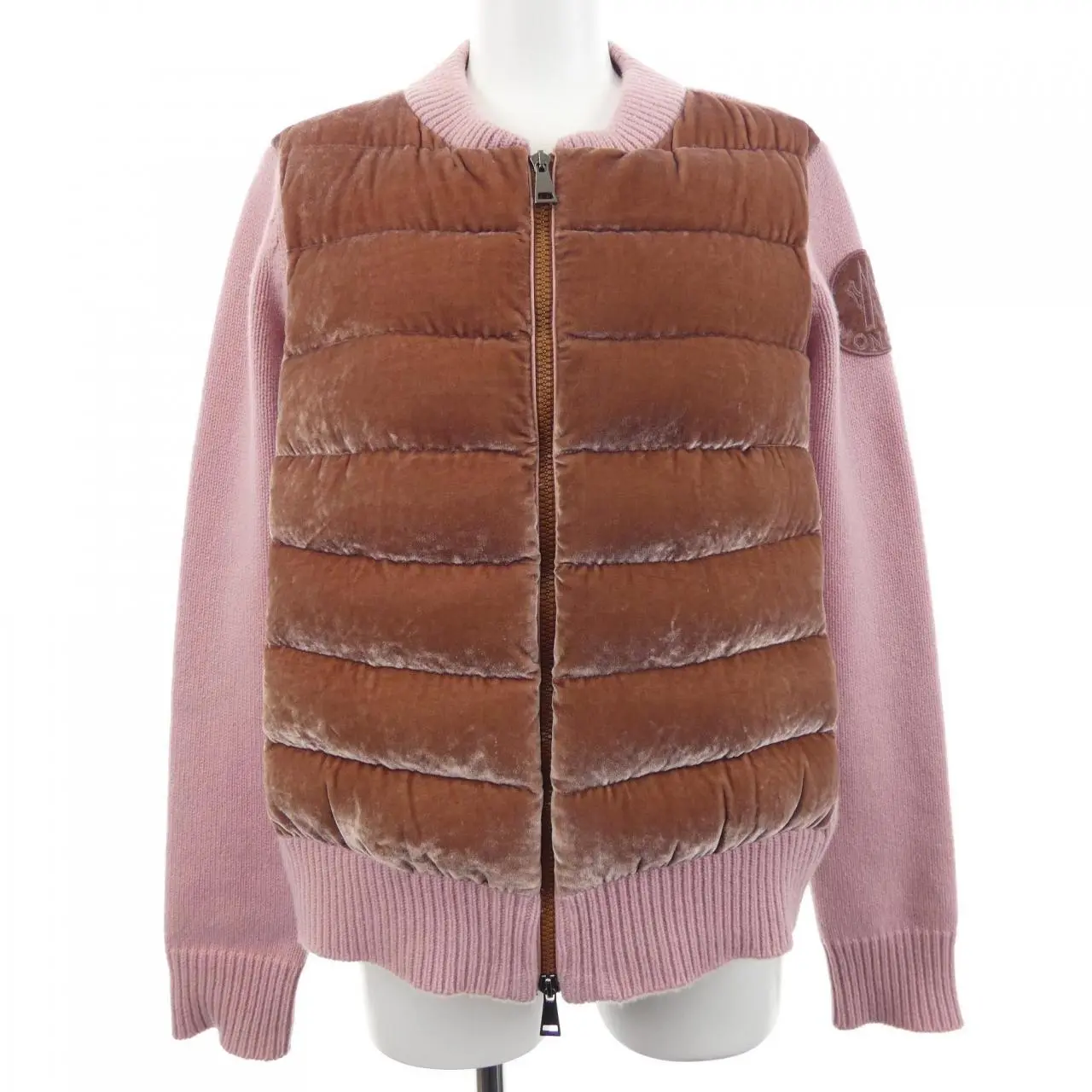 Pre-owned MONCLER Cashmere Small Leather Goods Blend Down Jacket