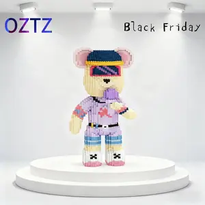 OZTZ Singer Style Blocks 4500-Piece 46.5cm Giant 3D Jigsaw Puzzle for Home Decor High-Difficulty Relaxation Gift Idea Lovers Puzzle Black Friday